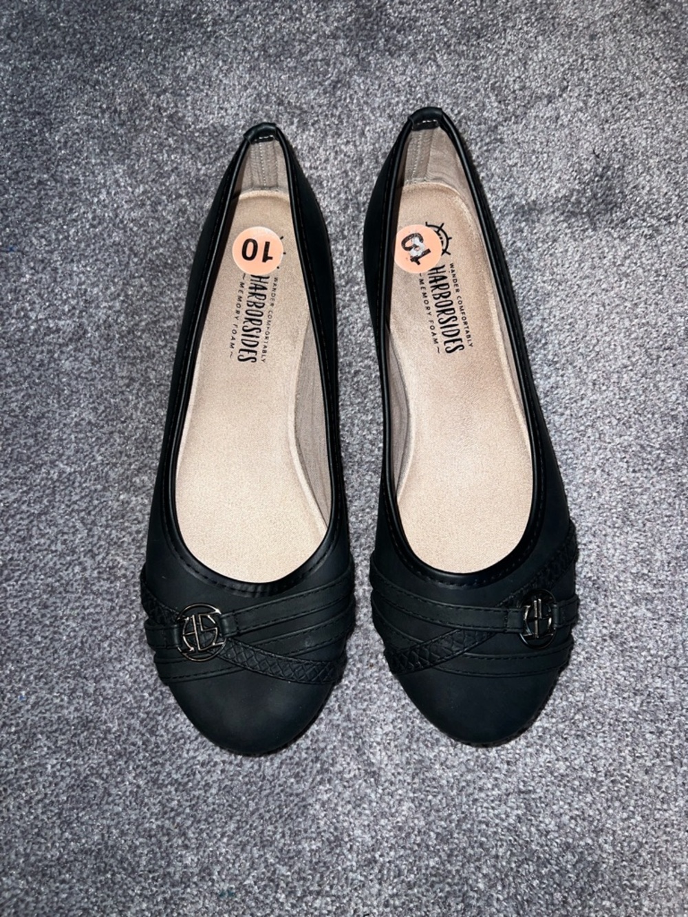 Harborsides Black Women's Ballet Flats